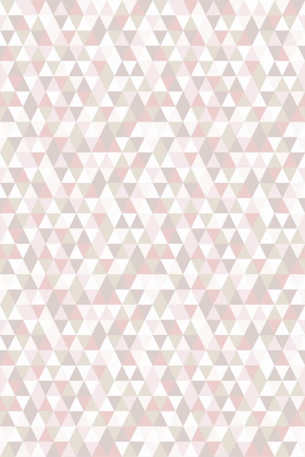 Pattern repeat of Triangle mosaic removable wallpaper design