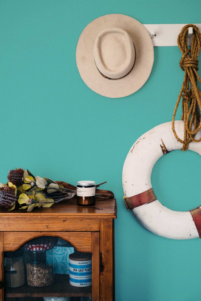 Solid Color Turquoise Wallpaper