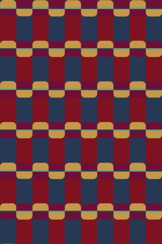 Fancy Walls unpasted Geometric Burgundy pattern