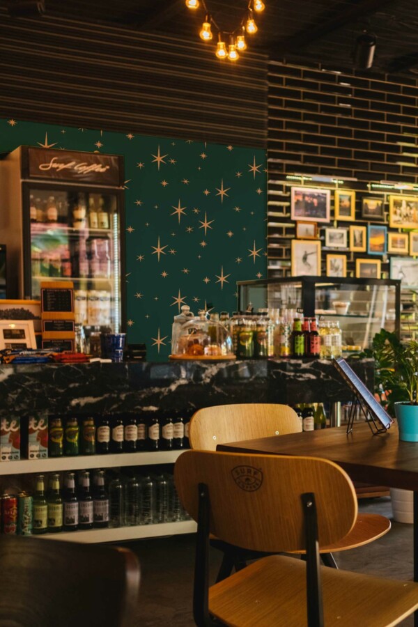 Verdant Starry Expanse removable wallpaper design by Fancy Walls