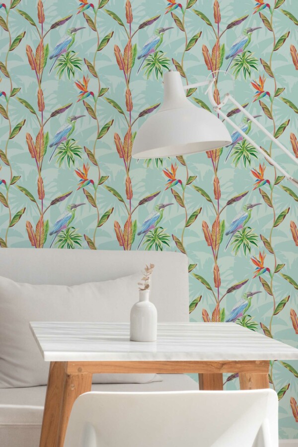 Fancy Walls Ocean Hues peel and stick wallpaper