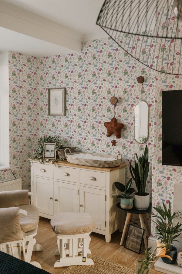 Vibrant Dragonfly Dreams Self-Adhesive Wallpaper by Fancy Walls