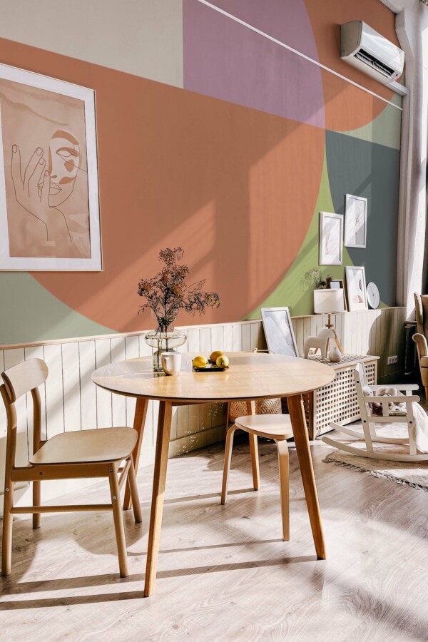 Bold Aesthetic Geometry Fancy Walls peel and stick wall murals