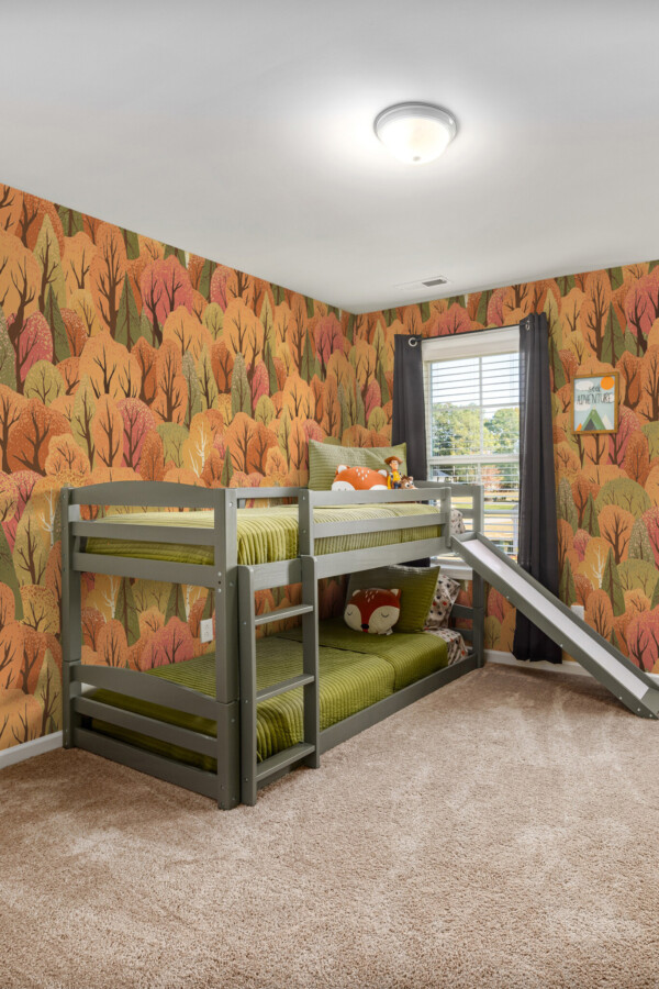Fancy Walls peel and stick wall murals with autumn forest theme