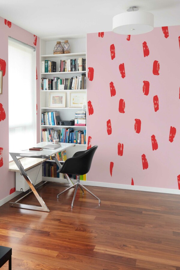 Fancy Walls removable wall mural showcasing Strawberry Blush
