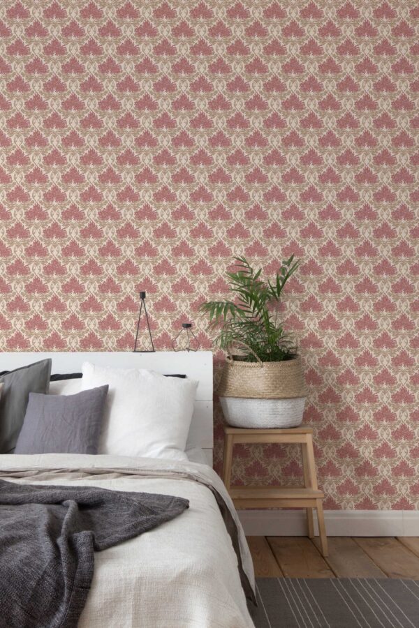 Copper Art Deco Wallpaper