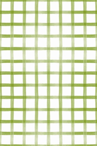 Pattern repeat of Watercolor green gingham removable wallpaper design