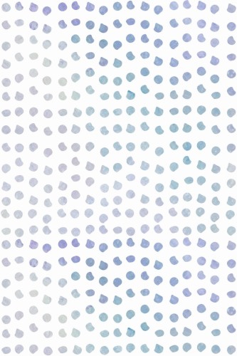 Pattern repeat of Watercolor polka dot removable wallpaper design