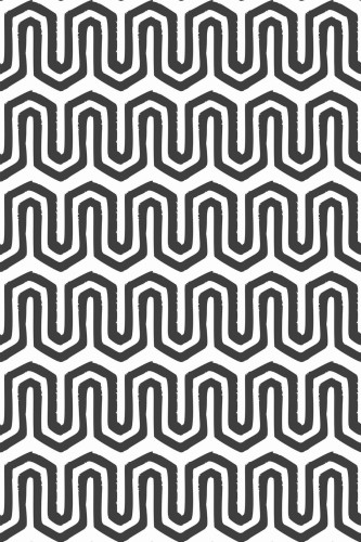 Pattern repeat of Wavy geometric removable wallpaper design