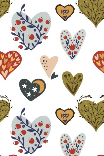 Colorful Floral Serenity Self-Adhesive Wallpaper
