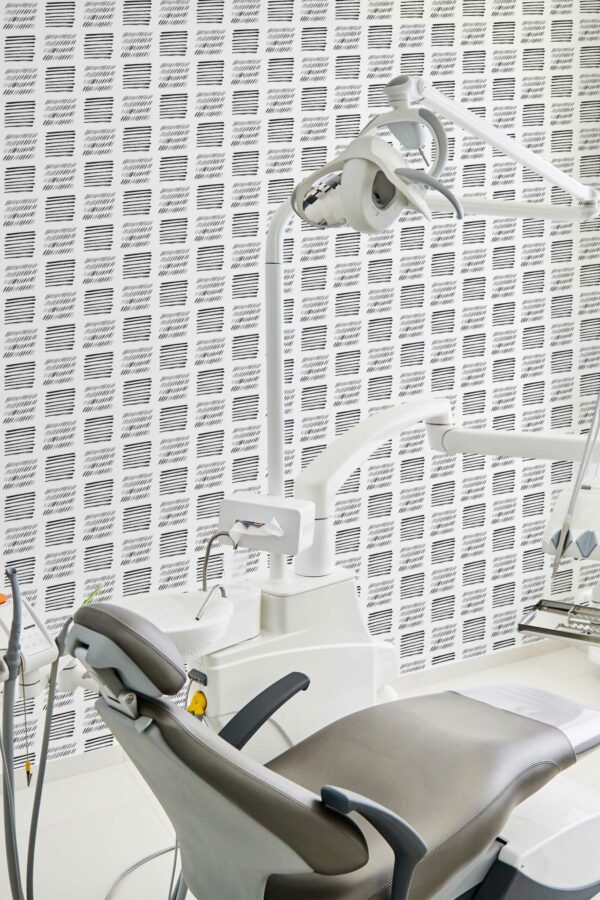 Fancy Walls Ink Squares peel and stick wallpaper