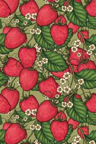 Fancy Walls Berry Patch non-pasted wallpaper