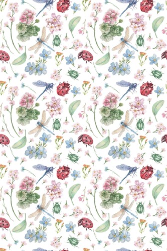 Fancy Walls Peel and Stick Wallpaper - Dragonfly Dance
