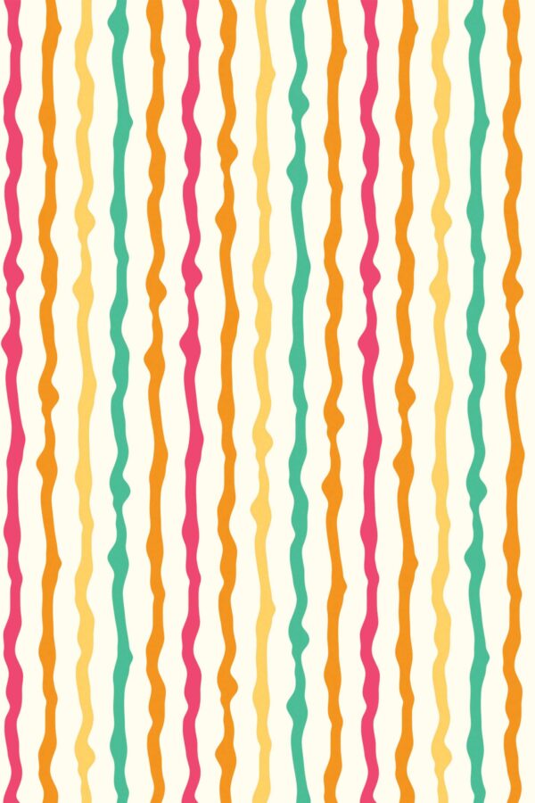 Unpasted wallpaper with Colorwave pattern by Fancy Walls