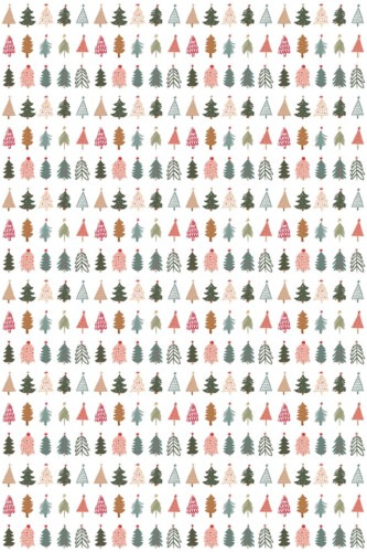 Fancy Walls White Christmas self-adhesive wallpaper