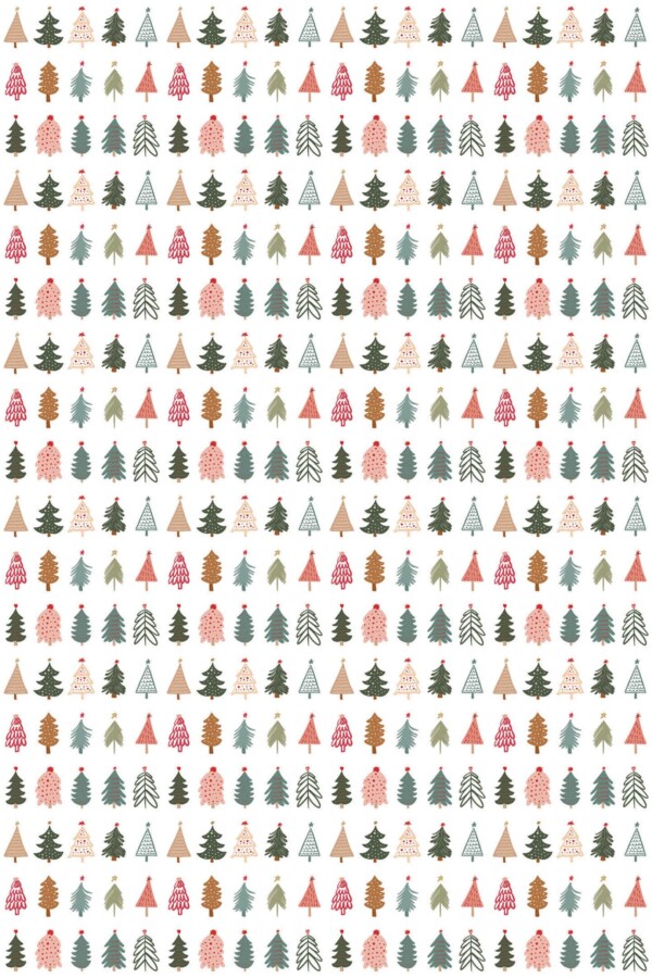Fancy Walls White Christmas self-adhesive wallpaper