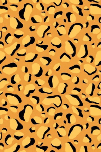 Fancy Walls Classic Small Cheetah Print Orange Vibrant self-adhesive wallpaper