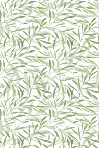 Pattern repeat of Willow removable wallpaper design