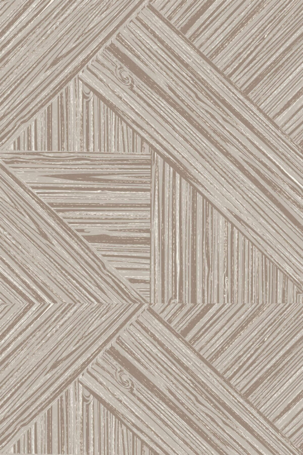 Pattern repeat of Wood tile removable wallpaper design