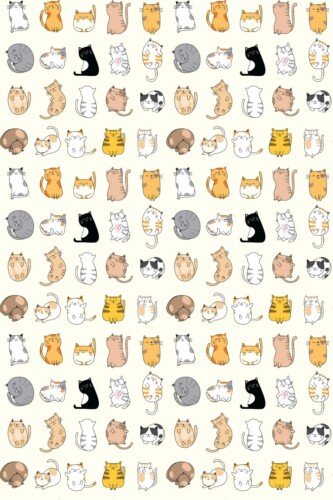 Fancy Walls - Kitty Sunshine Peel and Stick Wallpaper