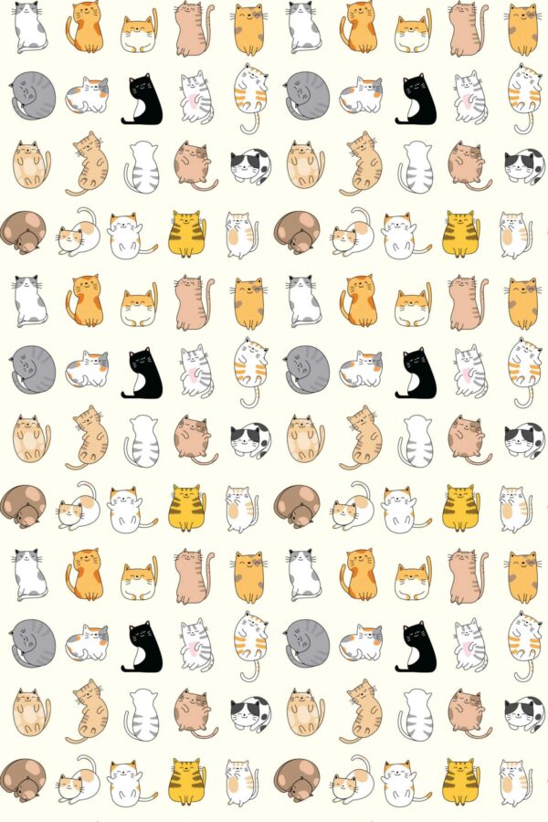 Fancy Walls - Kitty Sunshine Peel and Stick Wallpaper