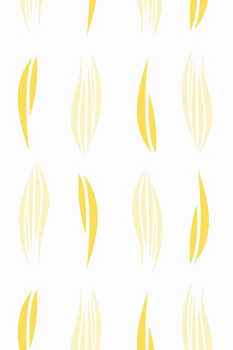 Pattern repeat of Yellow leaf removable wallpaper design