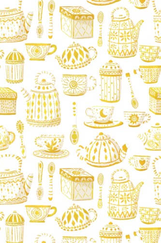 Fancy Walls Tea Joy traditional wallpaper