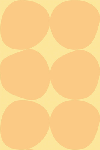 Pattern repeat of Yellow Vintage Elegance removable wallpaper design