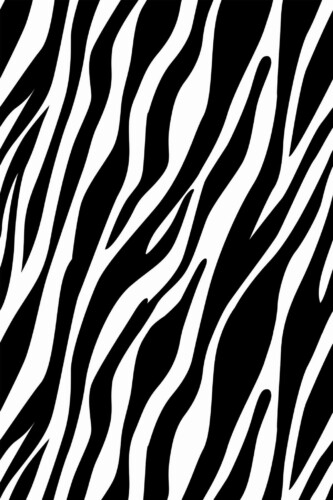 Pattern repeat of Zebra print removable wallpaper design