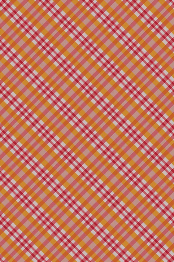 Traditional Zesty Granny Squares wallpaper from Fancy Walls