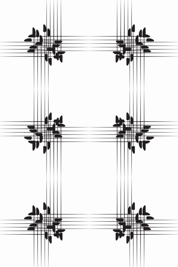 Pattern repeat of Abstract gingham removable wallpaper design