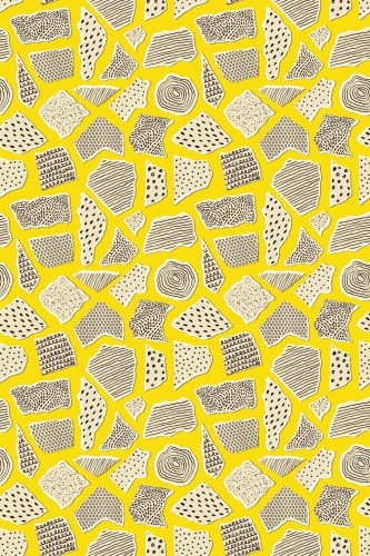 Pattern repeat of Abstract terrazzo removable wallpaper design