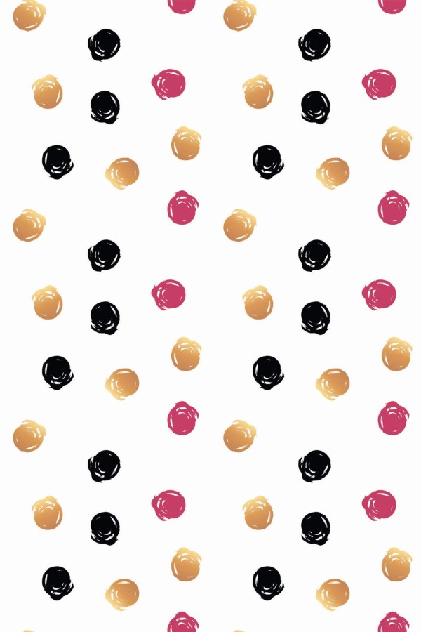 Pattern repeat of Aesthetic dots removable wallpaper design