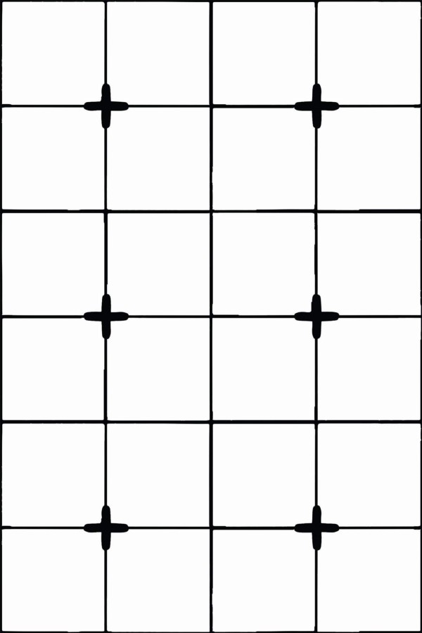 Pattern repeat of Aesthetic tile removable wallpaper design