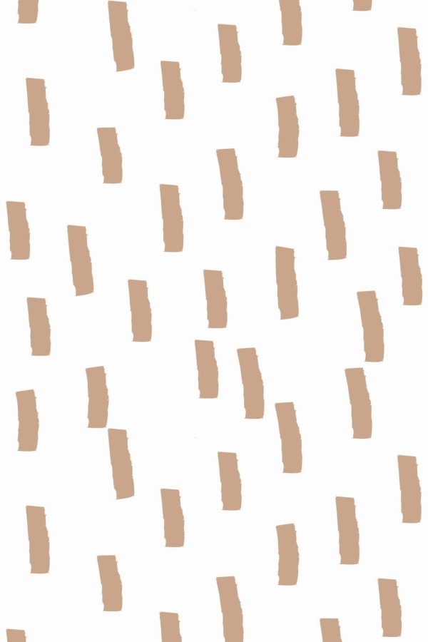 Pattern repeat of Beige brush stroke lines removable wallpaper design