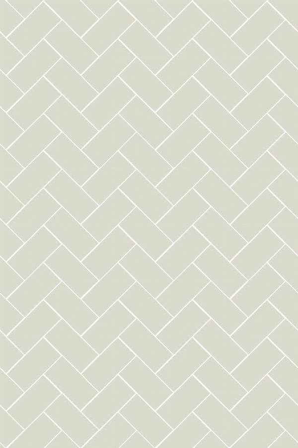 Pattern repeat of Beige herringbone tile removable wallpaper design
