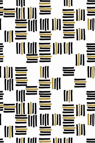 Pattern repeat of Black and brown stripes removable wallpaper design