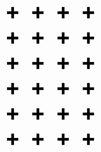 Pattern repeat of Black and white plus sign removable wallpaper design