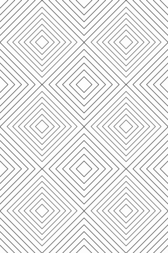 Pattern repeat of Black and white seamless geometric removable wallpaper design
