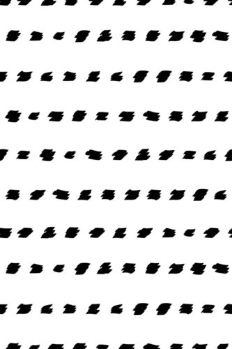 Fancy Walls peel and stick wallpaper with scattered black brush stroke dots