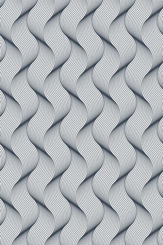 Traditional wallpaper by Fancy Walls with bold wavy blue and white design