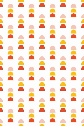 Pattern repeat of Boho shapes removable wallpaper design