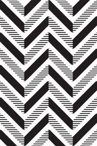 Pattern repeat of Bold chevron removable wallpaper design