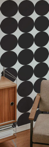 bold circles peel and stick wallpaper