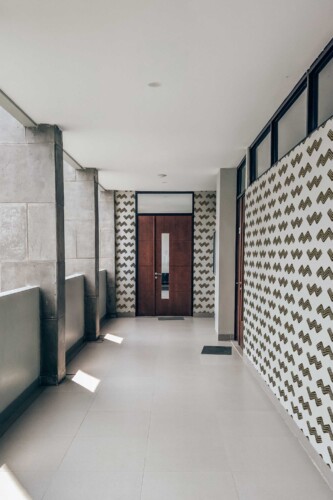 Fancy Walls removable wallpaper in abstract brown chevron pattern. ZigZag Flow peel and stick or non-pasted minimalistic wallpaper