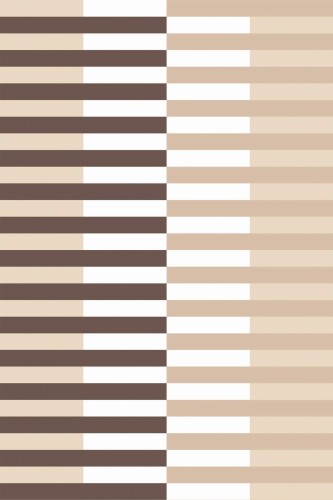 Pattern repeat of Brown striped removable wallpaper design