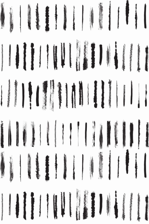 Pattern repeat of Brush stroke removable wallpaper design