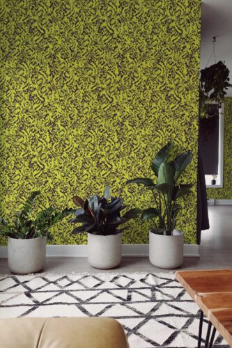 Removable bold leopard skin pattern wallpaper by Fancy Walls