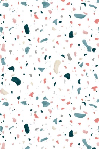 Fancy Walls abstract terrazzo self-adhesive wallpaper in vibrant tones