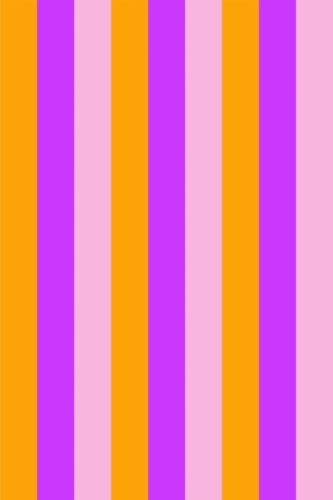 Fancy Walls traditional wallpaper in cheerful pink orange and purple pattern